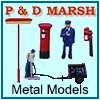 P & D Marsh - Hand Painted White Metal Castings