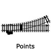 Model Railway Shop - Hornby Model Railway Points - Left & Right Hand Standard, Express & Curved Points